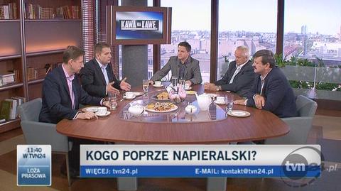 Arłukowicz o poparciu lewicy (TVN24)
