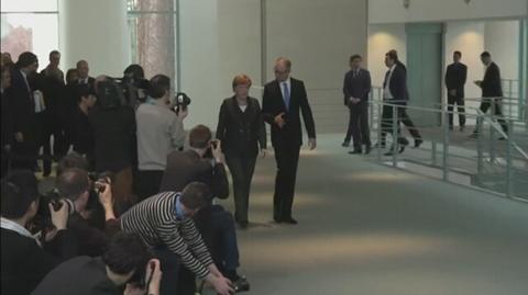 Arsenij Jaceniuk spotkał się w Berlinie z kanclerz Niemiec Angelą Merkel