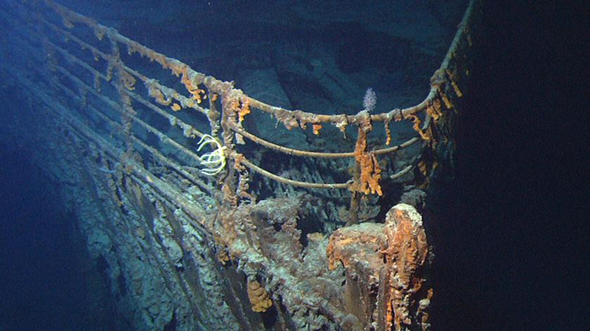Titanic może się zmienić w plamę rdzy