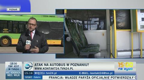 Atak na autobus w Poznaniu?