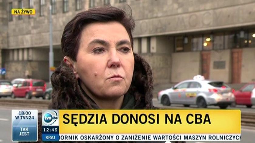 Barbara Piwnik broni sędziego