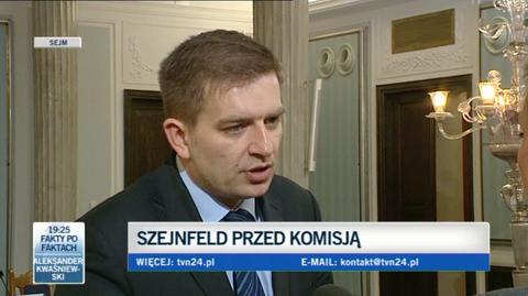 Bartosz Arułkowicz o zeznaniach Szejnfelda