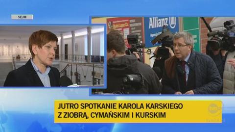 Beata Szydło krytykuje zachowanie "ziobrystów"
