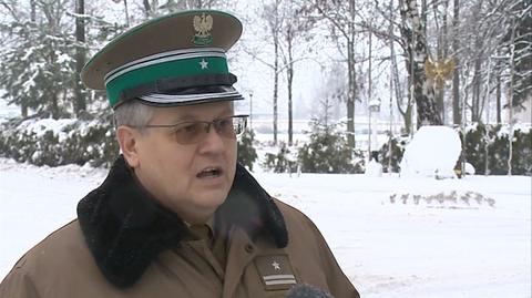 Białorusince pomógł funkcjonariusz Straży Granicznej