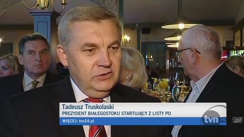 Białystok: Tadeusz Truskolaski (TVN24)