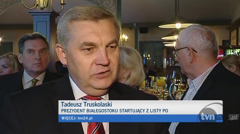 Białystok: Tadeusz Truskolaski (TVN24)