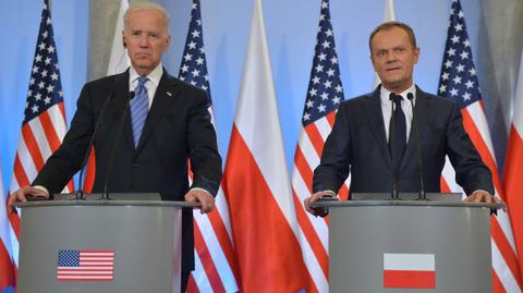 Biden: Stajemy ramię w ramię z Polską 