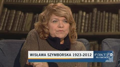 Bikont życzliwie o Szymborskiej (TVN24)