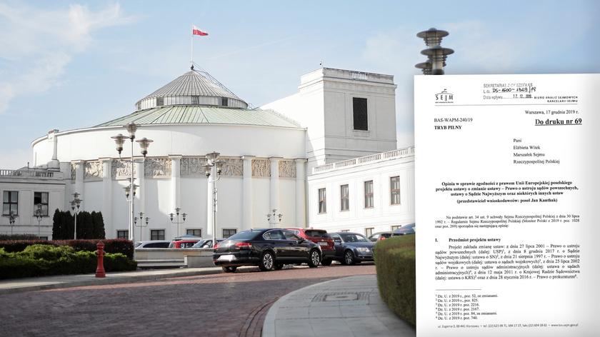 Biuro Analiz Sejmowych o projekcie PiS ws. dyscyplinowania sędziów