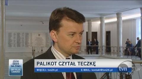 Błaszczak: Palikot kompromituje PO