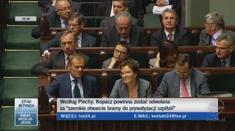 Bolesław Piecha: Ewa Kopacz to zły minister