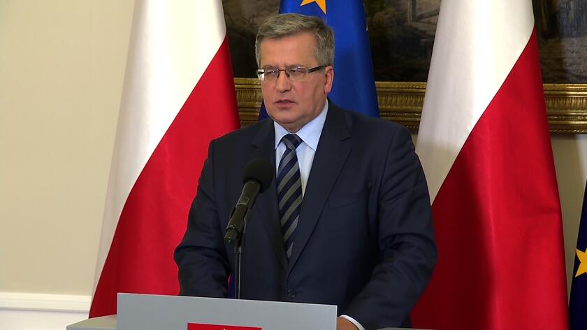 Bronisław Komorowski apeluje o "uspokojenie debaty" wokół kwestii liczenia głosów 
