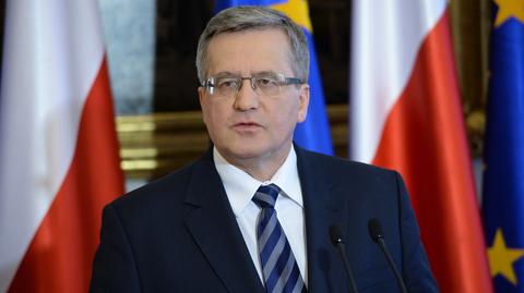 Bronisław Komorowski podkreślił, że bezpieczeństwo Polski nie jest zagrożone 