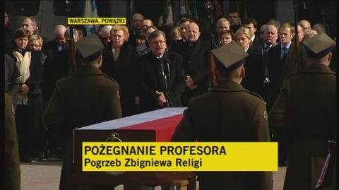 Bronisław Komorowski podziękował profesorowi w imieniu polityków