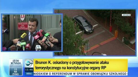 "Brunon K. rozpoczął przygotowania do zamachu na Sejm RP w 2009 roku"