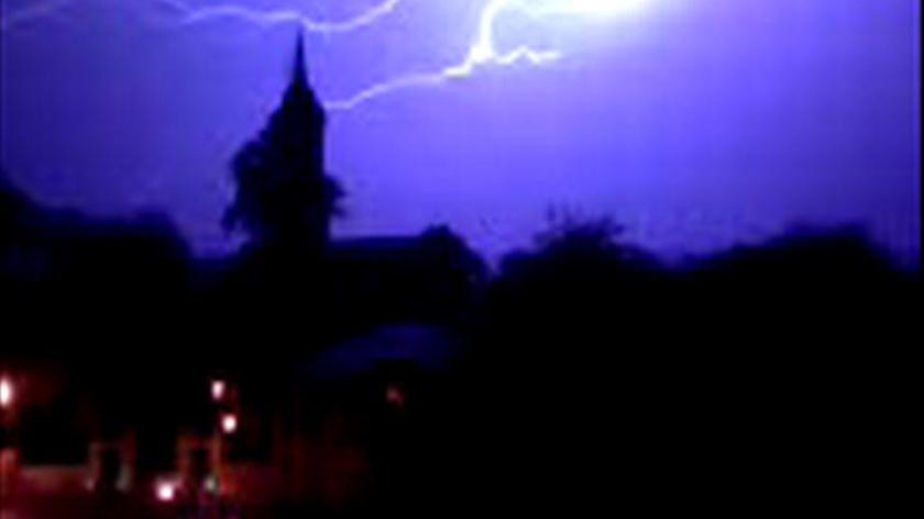 Burza w Kielcach (video od internauty)
