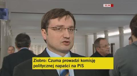 Były minister sprawiedliwości krytyczny wobec Andrzeja Czumy