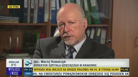 Cała rozmowa z doktorem Maciejem Kowalczykiem w TVN24