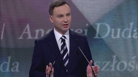 Całe wystąpienie kandydata na prezydenta Andrzeja Dudy z 7 lutego 2015 roku