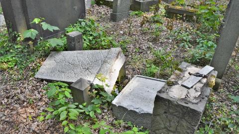 12-latkowie mieli zniszczyć kilkadziesiąt nagrobków na cmentarzu żydowskim