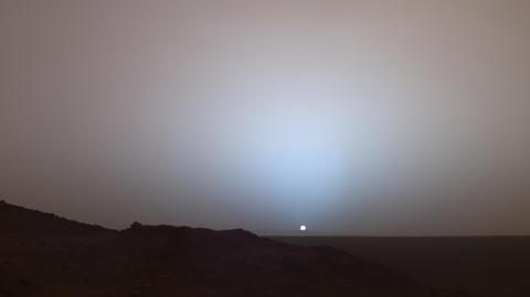 Tak wygląda marsjański zachód słońca