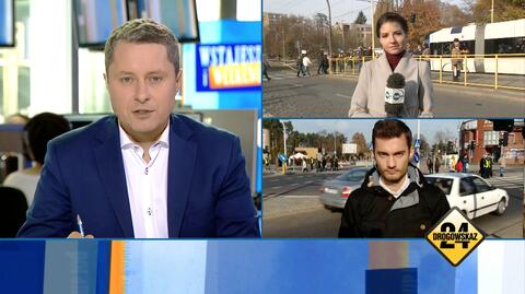 Reporterzy TVN24 w Szczecinie i Białymstoku