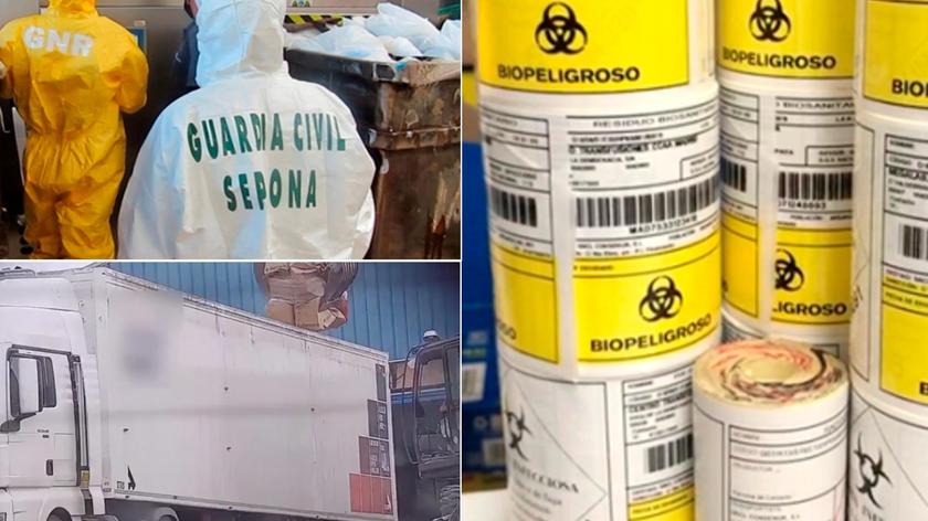 Zatrzymania w Hiszpanii za niewłaściwą utylizację materiałów skażonych koronawirusem