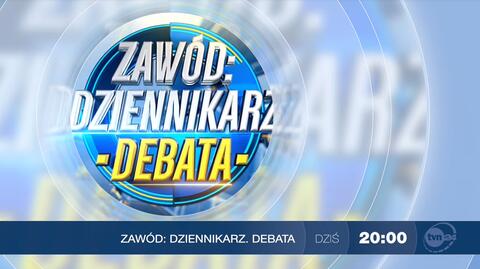 "Zawód: dziennikarz. Debata" o znaczeniu mediów lokalnych w TVN24 o godzinie 20