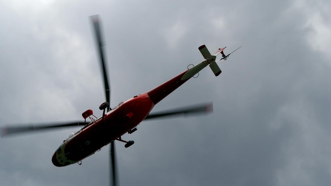 Tatra Mountains. Rescue operation on Mnich, mountaineer fell into the Properly in Mnich, rescue operation