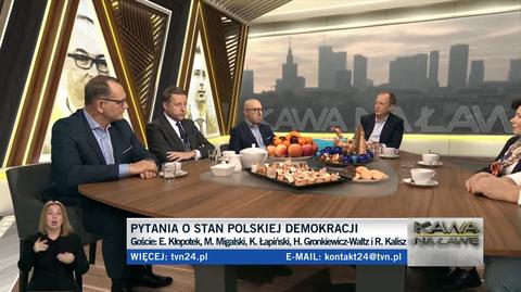 Łapiński: nie da się wykończyć demokracji w Polsce