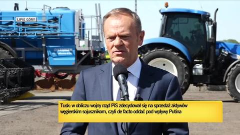 Tusk o imporcie rosyjskich towarów do Polski