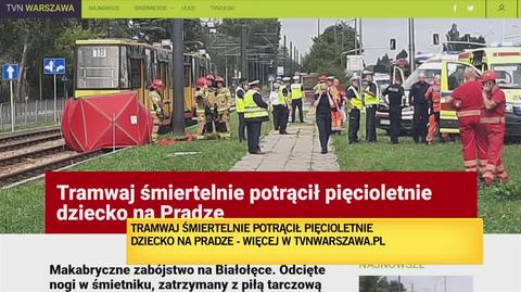 Śmiertelny wypadek na Jagiellońskiej. Relacja reportera tvnwarszawa.pl