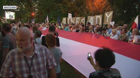 Protesty w obronie sądów w wielu miastach Polski