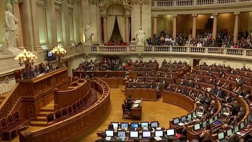 Parlament Portugalii. Wideo archiwalne