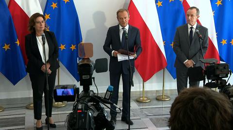 Donald Tusk says his party has prepared draft changes to the constitution