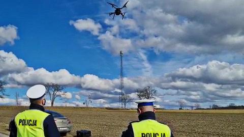 Lubelska policja używa drona
