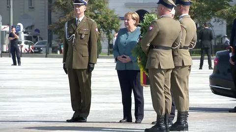 Kanclerz Angela Merkel złożyła kwiaty pod Grobem Nieznanego Żołnierza