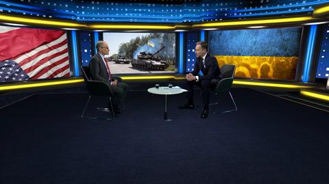 Former U.S. Ambassador to Poland Daniel Fried in an interview for TVN24