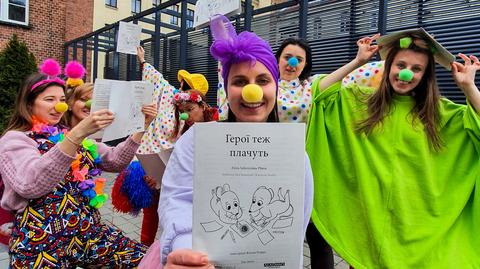 Dr Clown wspiera ukraińskie dzieci. Szukają wolontariuszy