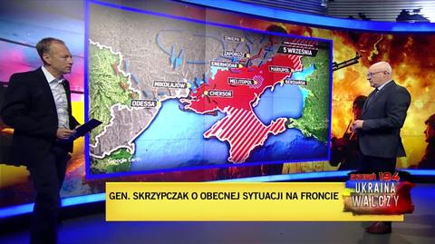 Generał Skrzypczak o ukraińskiej kontrofensywie na południu kraju