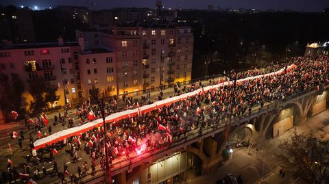 Relacja Jana Piotrowskiego z przebiegu Marszu Narodowców