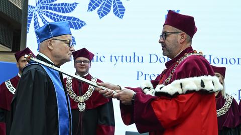 Jan Krzysztof Bielecki doktorem honoris causa Uniwersytetu Gdańskiego         