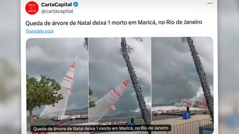 Rio de Janeiro ma pływającą choinkę