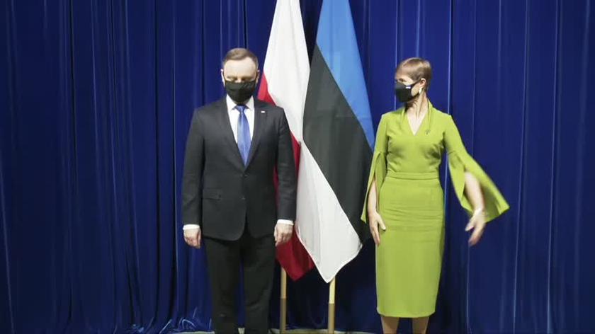 Prezydent Andrzej Duda w Tallinie na szczycie Inicjatywy Trójmorza