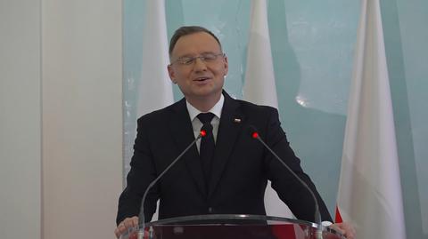 Prezydent Andrzej Duda zapomniał, jak nazywa się kandydat PiS na prezydenta