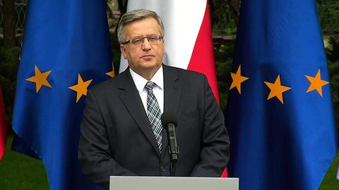 Komorowski zapowiada ogólnopolskie referendum: JOW-y, finansowanie partii, podatki