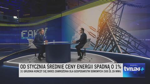 Minister Energii Miłosz Motyka: będziemy pracowali, żeby opłaty za dystrybucję prądu były niższe