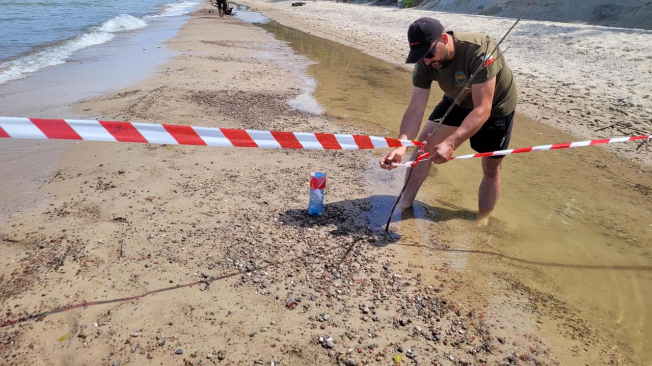 Sprzątali plażę i znaleźli niewybuch z czasów II wojny światowej