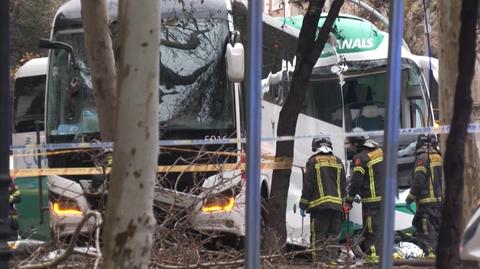 Zderzenie dwóch autobusów w Barcelonie. Dziesiątki osób ranne