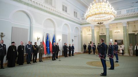Prezydent wręczył nominacje generalskie trzem oficerom policji